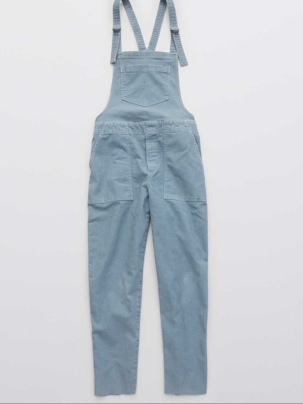 aerie Women's Corduroy Light Blue Overalls Size XS - Picture 4 of 12